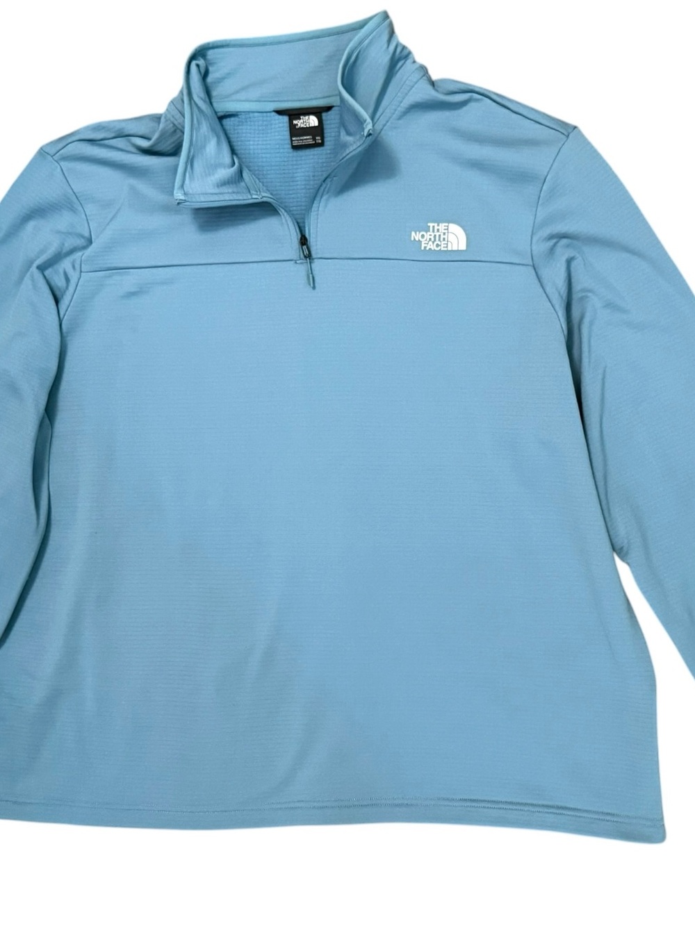 The North Face Teal Blue Men's XXL Quarter Zip Pullover